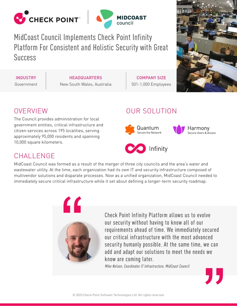 MidCoast Council Security Implementation Case Study preview page 1