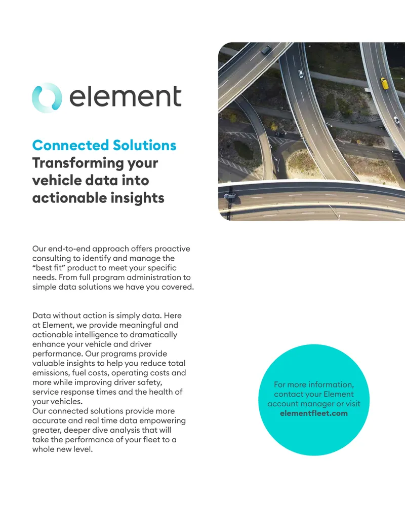Connected Solutions for Vehicle Data Management preview page 1
