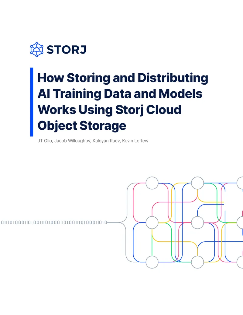 Storing and Distributing AI Training Data Using Storj preview page 1
