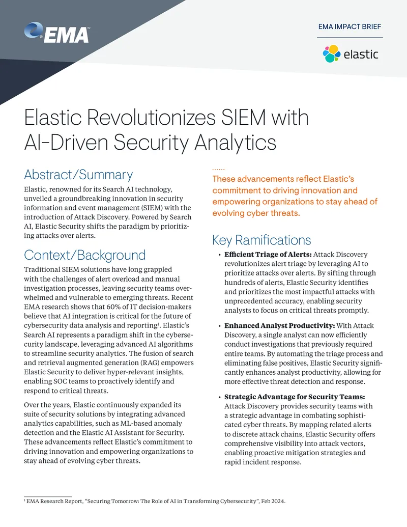 AI-Driven Security Analytics in SIEM Solutions preview page 1