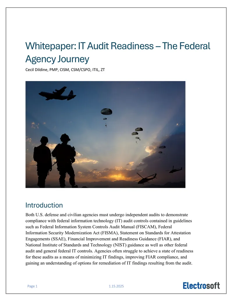 IT Audit Readiness for Federal Agencies preview page 1