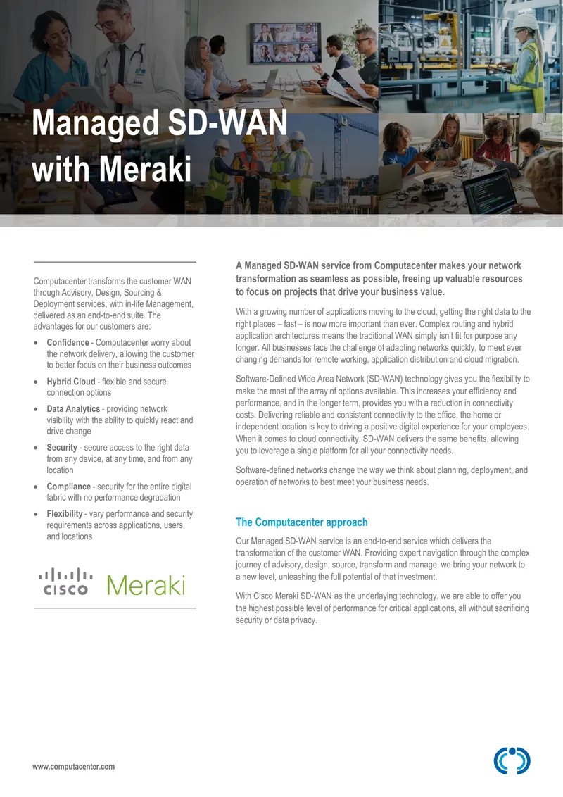 Managed SD-WAN Service Overview preview page 1