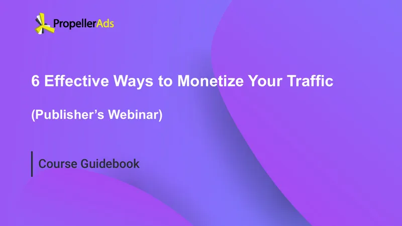 Course Guidebook for Website Monetization preview page 1